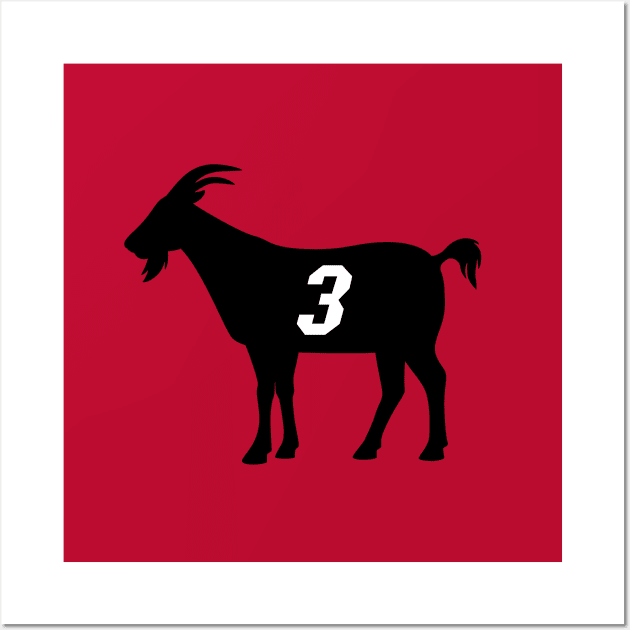 MIA GOAT - 3 - Red Wall Art by KFig21